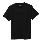 HM1T104-090-M [HANES(ヘインズ) PERFECT WEIGHT クルーネックTシャツ TEC COMFORTGEAR ブラック Mサイズ]
