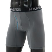 HANES(ヘインズ) COMFORT FLEX FIT ボクサーブリーフ ミディアムグレー Lサイズ HM6EQ102-050-L