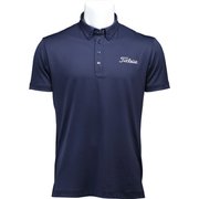 TSMC2000NV-L [ゴルフウェア メンズ 半袖ポロシャツ ストレッチスムースシャツ ツアーフラッグシップモデル 2000 SHIRT TF BASIC ネイビー Lサイズ 2021年モデル]