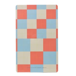 下敷き moleskine（モレスキン） ラージ用 チェック柄 コーラル wk-0046-11-13