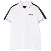 622-1160001-030-L [ゴルフウェア レディース 半袖コットンポロシャツ Lサイズ ホワイト]