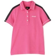 622-1160001-090-L [ゴルフウェア レディース 半袖コットンポロシャツ Lサイズ ピンク]
