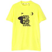 622-1168001-060-M [ゴルフウェア レディース 半袖 モックネックシャツ Mサイズ イエロー]