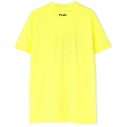 PING - coco 未使用品 ピン PING レディース 半袖シャツ M 蛍光黄 ニット モックネック ネオンカラー 未使用品 レディース ピン PING 半袖シャツ M 蛍光黄 ニット