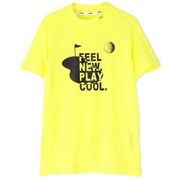 622-1168001-060-L [ゴルフウェア レディース 半袖 モックネックシャツ Lサイズ イエロー]