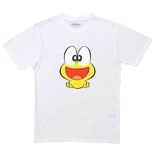 ど根性ガエル ピョン吉 プリントtシャツ ホワイト Lサイズ キャラクターグッズ