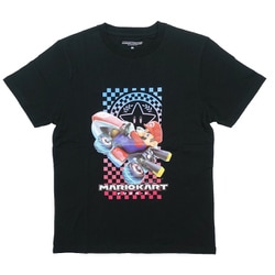 22843050 マリオカート Tシャツ マリオ ブラック Lサイズ [キャラクターグッズ]