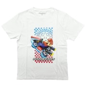 22843050 マリオカート Tシャツ マリオ ホワイト Lサイズ [キャラクターグッズ]