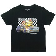 22843062 マリオカート Tシャツ KIDS マリオVSクッパ ブラック 150cm [キャラクターグッズ]