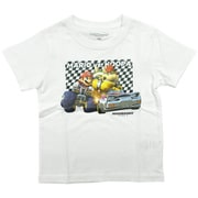 22843062 マリオカート Tシャツ KIDS マリオVSクッパ ホワイト 150cm [キャラクターグッズ]