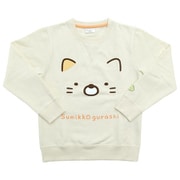 22844417 すみっコぐらし なりきりトレーナー KIDS オフホワイト 130cm [キャラクターグッズ]
