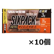 SIXPACK ケトプロテインバー チョコナッツ味 40g×10本