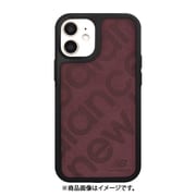 md-74687-2 [New Balance サイドオーナメントケース/スタンプロゴスエード/バーガンディ iPhone 12 mini]