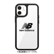 md-74688-1 [New Balance サイドオーナメントケース/クリアロゴ/ブラック iPhone 12 mini]