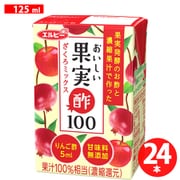 エルビー おいしい果実酢100 ざくろミックス 125ml×24個
