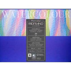 ファブリアーノ ウォーターカラー コットン25％ 300g/m2 中目 20枚 240mm×320mm FWB-24×32