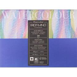 ファブリアーノ ウォーターカラー コットン25％ 300g/m2 中目 20枚 360mm×480mm FWB-36×48