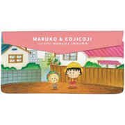 まる子とコジコジ レター型フラットマスクケース ピンク [キャラクターグッズ]