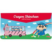 クレヨンしんちゃん レター型フラットマスクケース バス [キャラクターグッズ]