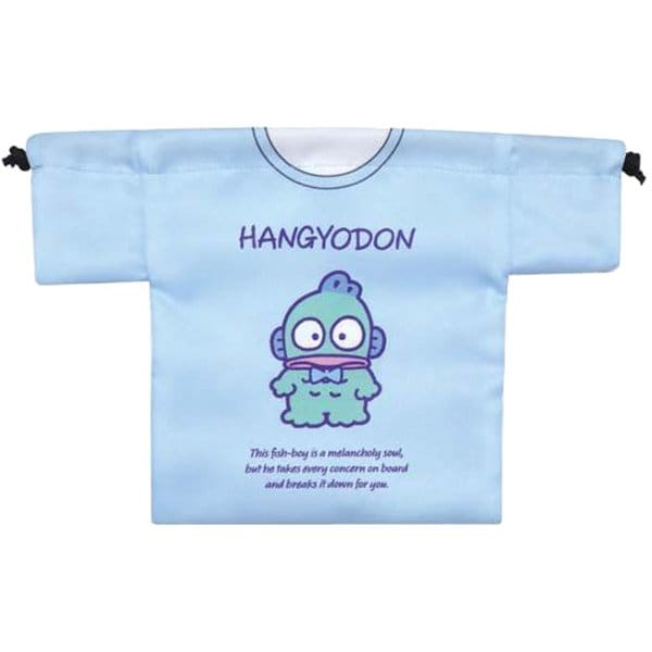 はぴだんぶい Tシャツ型巾着 ハンギョドン キャラクターグッズ