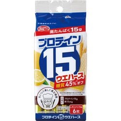 プロテイン 15 ウエハース レモンバニラ味 6枚