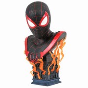 3Dレジェンズ Marvel's Spider-Man Miles Morales： マイルス・モラレス バスト [塗装済完成品フィギュア 全高約270mm]