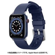 EL_W44BDRBWS_JI [Apple Watch 42mm / 44mm 対応 フッ素ラバー仕様 交換バンド ジーンインディゴ]