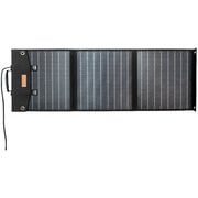 ETFE ポータブルソーラーパネル 60W GM-SP60BK ブラック [ポータブルソーラーチャージャー]
