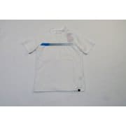 012-1166001 ホワイト M S/SモックネックPO