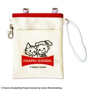OSAMU GOODS 3WAYソフトペンポーチ ジル&キャット ベージュ ST-ZO0001