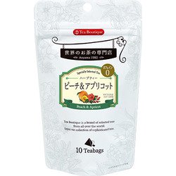 52077 [ティーバッグ ピーチ&アプリコット 2gｘ10袋 ハーブティー 三角ティーバック ノンカフェイン]