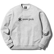 Printed Logo Sweat Pullover SPS-SW-21SU00202 M.Grey Sサイズ [アウトドア スウェット メンズ]