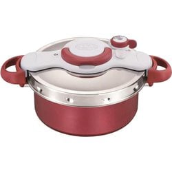 クリプソ ミニット デュオ 5.2L IH/ガス両用 2in1鍋 3～5人用サイズ 優れた熱伝導 簡単開閉 簡単お手入れ ルージュ P4705132