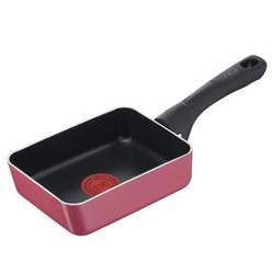 玉子焼き器 クランベリーレッド エッグロースター 12×18cm チタン・コーティング ガス火専用 優れた熱伝導 外面ふっ素樹脂加工 B55918