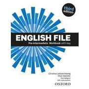 English File 3rd Edition Pre-Intermediate Workbook with key [洋書ELT]