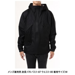 GOLDWIN ウィンドブレイクジャケット ナイロン Mサイズ 黒 ブラック Goldwin ウインド ストッパー バイ ゴアテックス ラボズ