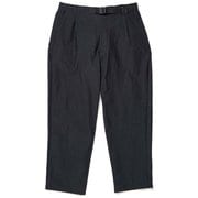 ワンタックテーパードストレッチツイルパンツ One Tuck Tapered Stretch Twill Pants GM71155P ブラック(BK) Mサイズ [アウトドア ロングパンツ メンズ]