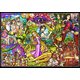 DP1000-036 塔の上のラプンツェル ストーリー ステンドグラス [ジグソーパズル ピュアホワイト 1000ピース（51×73.5cm）]