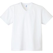 BL015 BELTON DRY V NECK MESH TEE ホワイト L
