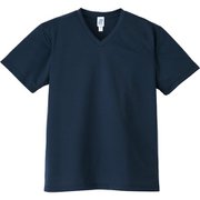 BL015 BELTON DRY V NECK MESH TEE ネイビー S