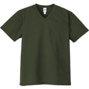BL015 BELTON DRY V NECK MESH TEE AグリーンM
