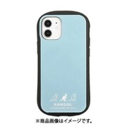 KGL-22A [KANGOL iPhone 12 mini ハイブリッドガラスケース ブルー]
