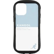 KGL-24A [KANGOL iPhone 12 mini ハイブリッドクリアケース ブルー]