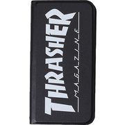 iPSE-TS01 [THRASHER iPhone SE/8 ブックケース BK/WH]