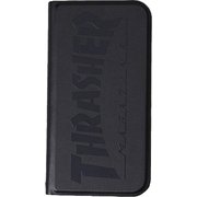 iP2054-TS02 [THRASHER iPhone 12 mini ブックケース BK/BK]