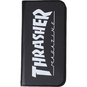 iP2061-TS01 [THRASHER iPhone 12 Pro ブックケース BK/WH]