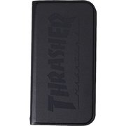 iP2061-TS02 [THRASHER iPhone 12 Pro ブックケース BK/BK]