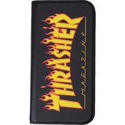 iP2061-TS03 [THRASHER iPhone 12 Pro ブックケース BK/FLAME]