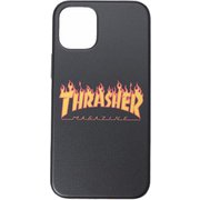 iP2054-TS07 [THRASHER iPhone 12 mini バックケース BK/FLAME]