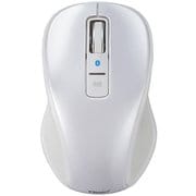 Bluetooth5.0 静音 3ボタン BlueLEDマウス ホワイト MUS-BKT174W